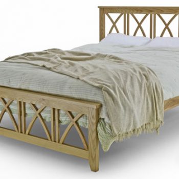 wooden bed