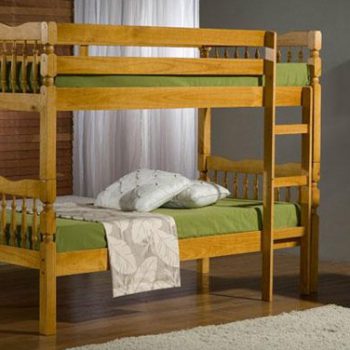 pine bunk bed